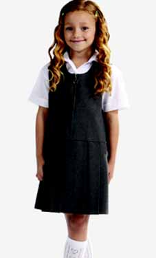 BANNER PLEATED PINAFORE