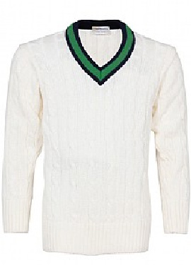 BANNER OVAL LONG SLEEVE CRICKET SWEATER