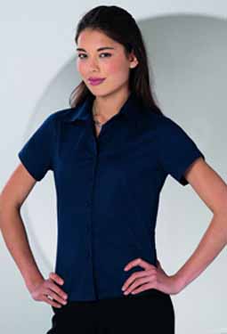 LADIES S/S TWILL CASUAL SHIRT
