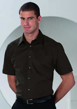 RUSSELL SHORT SLEEVE TENCEL FITTED SHIRT