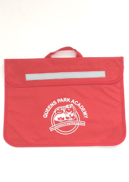 Queens Park Academy Infant Premium Book Bag (Red)