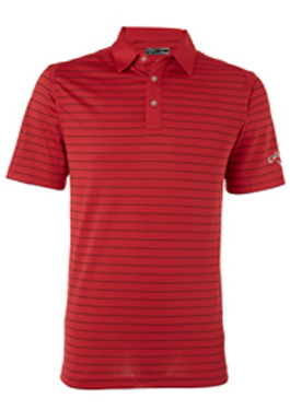 STRIPED POLO WITH VENTILATION
