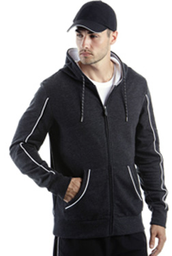 HOODED TRACK TOP