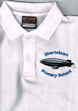 Shortstown Primary Polo Shirt (White)