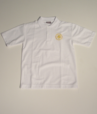 St Thomas More Summer Polo Shirt (White)